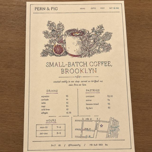 Caf&eacute; & Menu